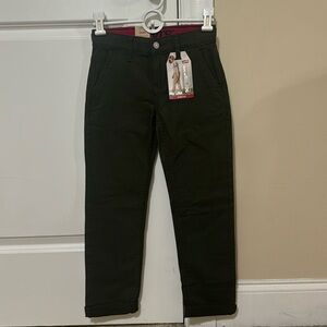 Levi’s boys stretch taper chino pants Size 8 Regular 24x25 Army green